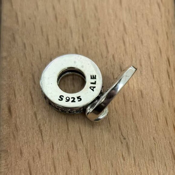 Pandora l Love You Forever Exclusive Hear Charm, S925 Silver Bracelets - Picture 4 of 4